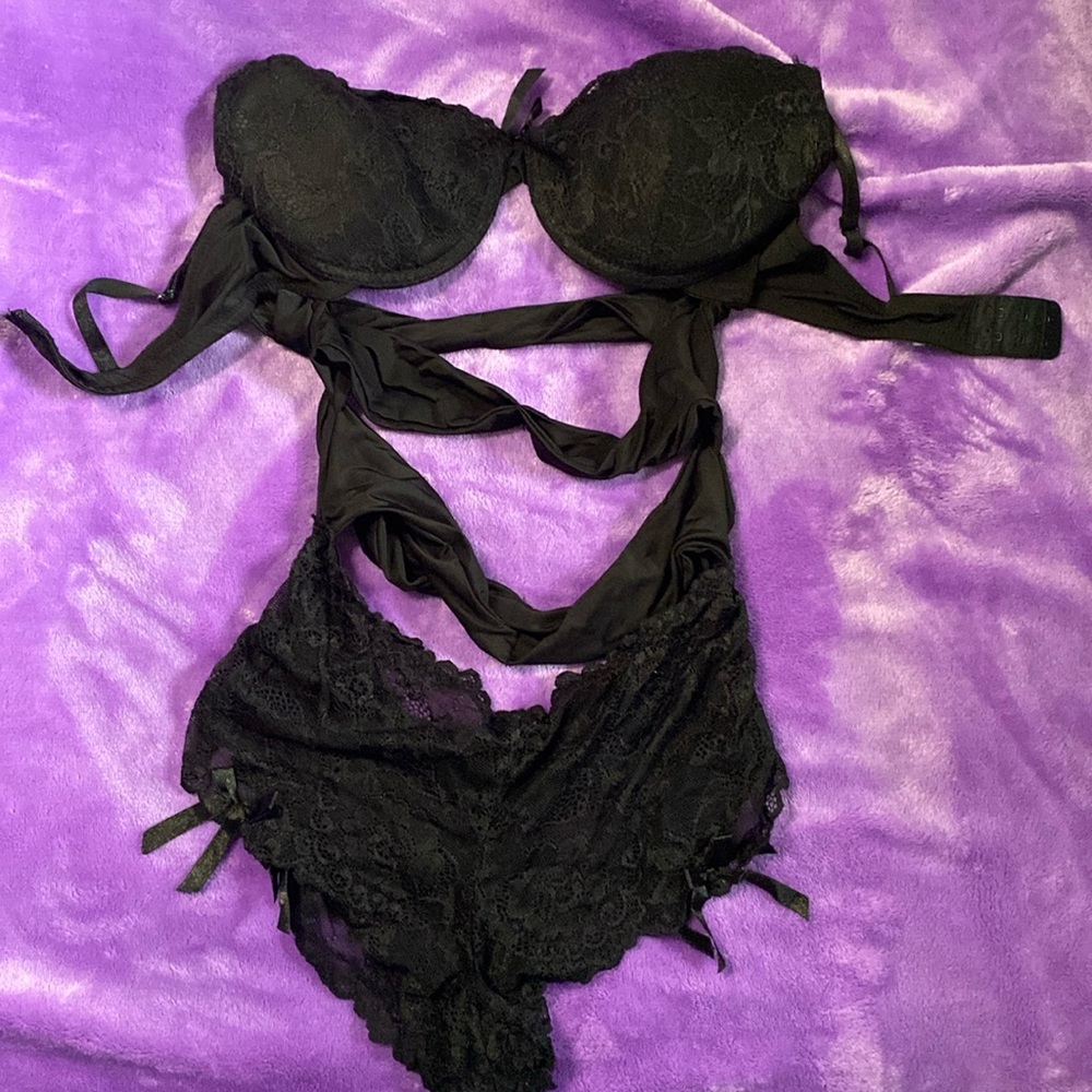 Black lingerie